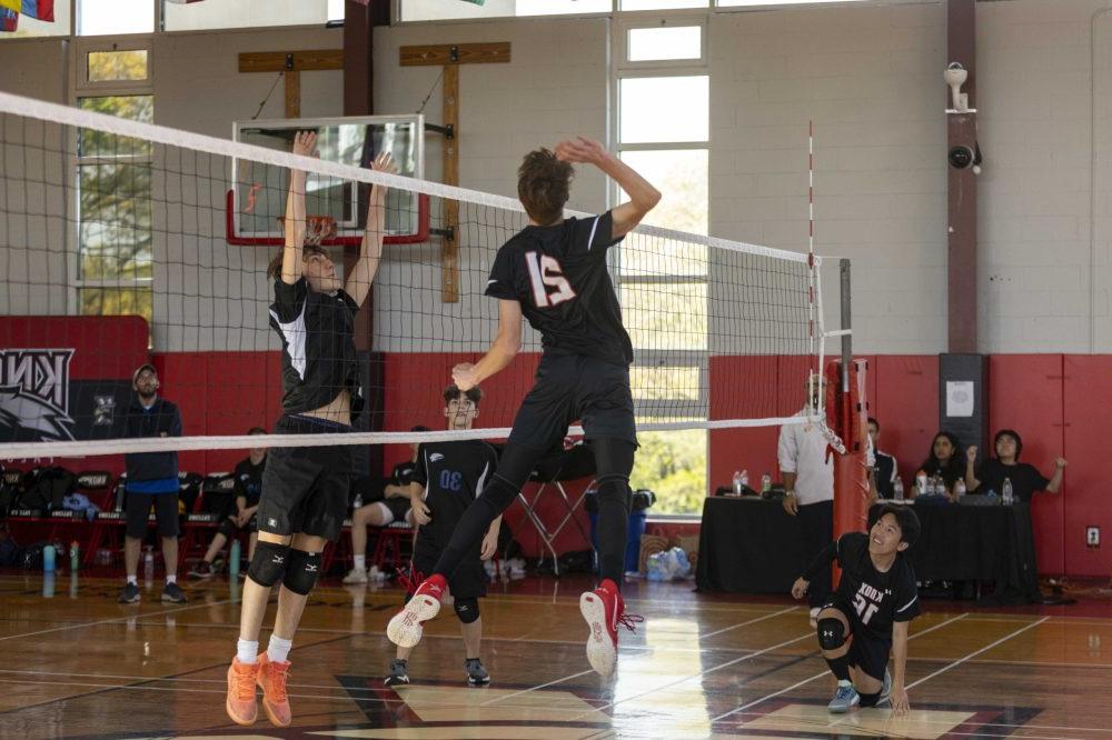 Knox Boys Volleyball Action Photo